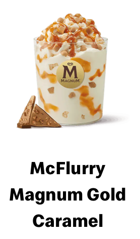 McFlurry Magnum Gold Caramel
